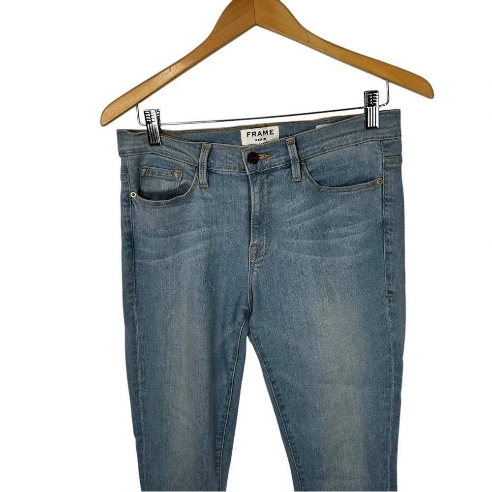 Frame Denim Light Blue Women's Skinny Jeans - Picture 3 of 16